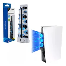 Cooler Para Ps5 Com Led E Usb Compativel Com Play 5 Ps5 Fat Cor Branco Foto mini  2
