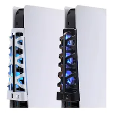 Cooler Para Ps5 Com Led E Usb Compativel Com Play 5 Ps5 Fat Cor Branco Foto mini  3