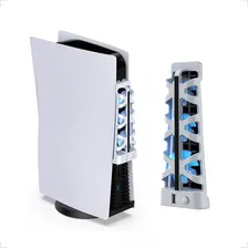 Cooler Para Ps5 Com Led E Usb Compativel Com Play 5 Ps5 Fat Cor Branco Foto  mini 1
