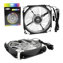 Cooler Rgb Fan Gabinete12x12 21 Led Rgb Dx-12r Foto mini 2