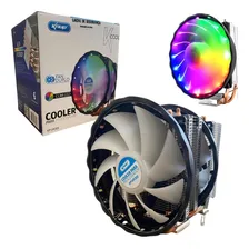 Cooler Universal Para Processador Fan Duplo Rgb 120mm Foto  mini 1