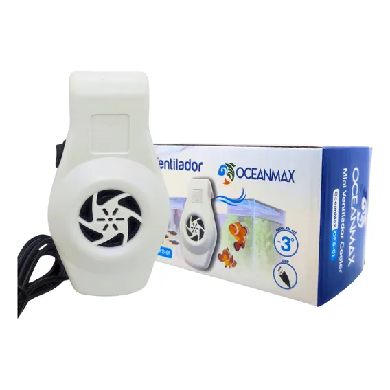 Cooling Fan Oceanmax Ventilador Cooler Para Aquário - Bivolt Foto 1
