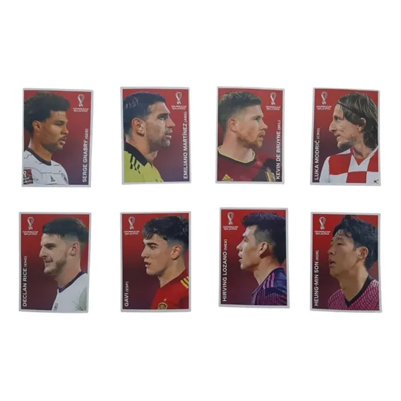 Copa 2022 - Kit Completo 8 Figurinhas Coca Cola Rápido Personagem Figurinhas Coca Cola Copa 2022 Foto 1