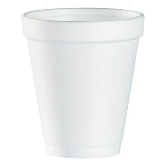 Copinho Isopor 100  Para Café Bebidas Quentes 100 Unidades Cor Branco Branco Foto 1