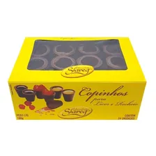 Copinhos De Chocolate Para Licor Bebidas 24un Rechear Siareg Foto mini 1