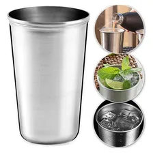 Copo Aço Inox 250ml Mantém Gelado Para Cerveja Suco Água Cor Copo Aço Inox 250ml Resistente Foto mini 1