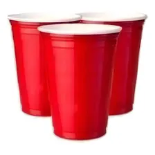 Copo Americano Descartável Shot Tequila 30ml Vermelho-150un Foto mini 1