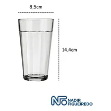 Copo Americano Long Drink Nadir 450ml - Kit 6 Unidades Foto mini 2