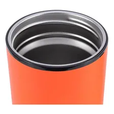 Copo Antiqueda Mor Coffee To Go 450ml Em Inox Com Alça Cor Laranja Foto mini  3