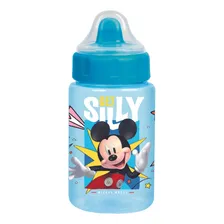Copo Babygo Com Tampa E Válvula Redutora 340ml Mickey Mouse Cor Azul Foto mini 1