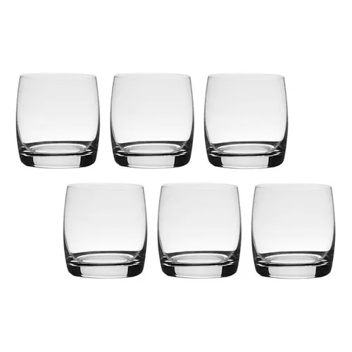 Copo Baixo De Cristal Bohemia Para Whisky 290ml Ideal 12 Pcs Foto 1