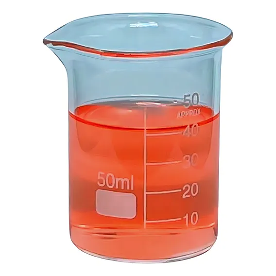 Copo Becker 50ml Forma Baixa Vidro Boro 3.3 Foto 1