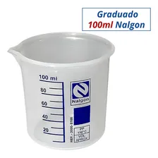 Copo Becker Plástico - Com Capacidade 100 - Graduado Foto mini 3