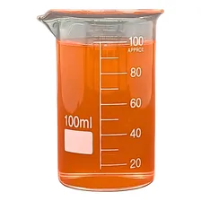 Copo Becker Vidro Forma Alta Berzelius 100ml Laborat贸rio Foto mini 1