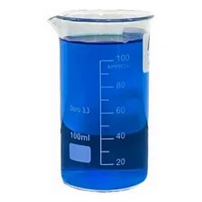 Copo Becker Vidro Forma Alta Berzelius 100ml Laborat贸rio Foto mini 3