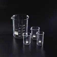 Copo Becker Vidro Forma Alta Berzelius 100ml Laborat贸rio Foto mini 4