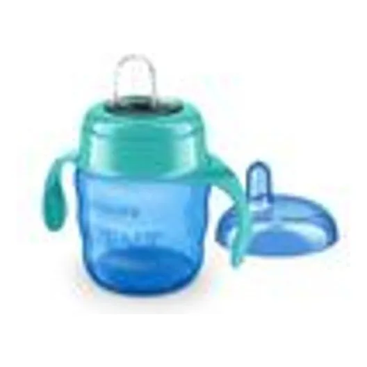 Copo Bico Macio Avent Easy Sip Azul 200ml 6m+ Scf551/05 Foto 1