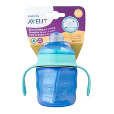 Copo Bico Macio Avent Easy Sip Azul 200ml 6m+ Scf551/05 Foto mini  2