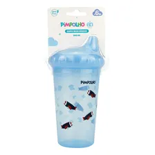 Copo Bico Rigido Pimpolho 300ml 6m+ Azul Avião 97972 Foto  mini 1