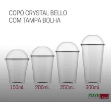 Copo C/ Tampa Bolha 300ml Sem Furo Copo Da Felicidade 40un Foto mini 4