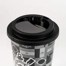 Copo Café Corinthians Meu Coração É Preto E Branco Foto mini 3