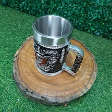 Copo Caneca 3d Resina Faca Na Caveira Dark Medieval Foto mini 4