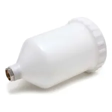 Copo / Caneca 600 Para Pistola De Pintura Rosca Fêmea Cor Branco Foto mini 1
