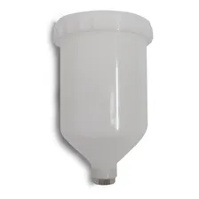 Copo / Caneca 600 Para Pistola De Pintura Rosca Fêmea Cor Branco Foto mini 3