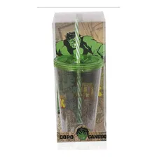 Copo Canudo Hulk 500ml Foto mini  2