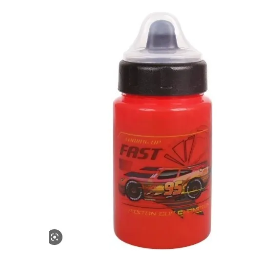 Copo Carros Disney Com Válvula 340ml - Babygo Cor Vermelho Foto 1