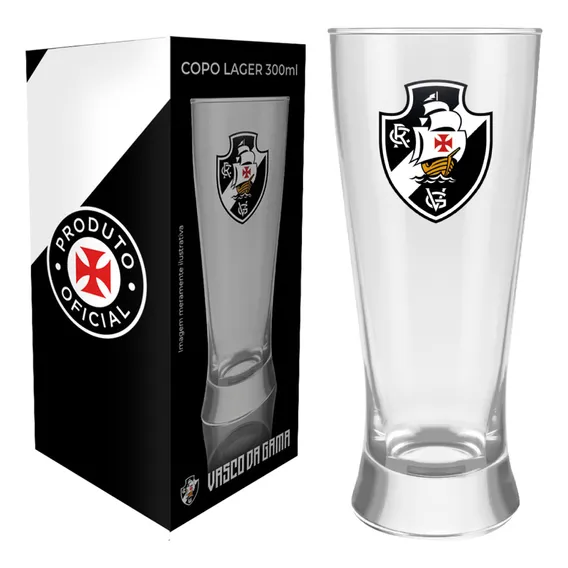 Copo Cerveja Chopp 300ml Vasco Allmix Foto 1