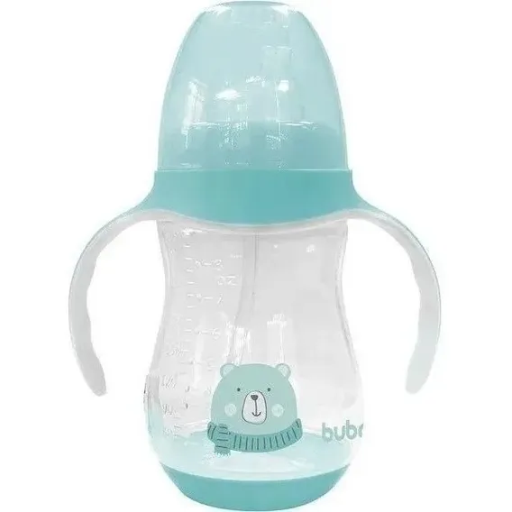 Copo Com Alça Ursinho 250ml Azul Buba Foto 1