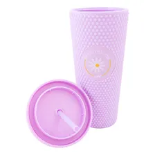 Copo Com Canudo Texturizado 700ml Uatt - Calmomila Fosco Foto mini 2