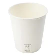 Copo De Papel 200ml Branco Biodegradável Térmico C/200 Copos Foto mini  2