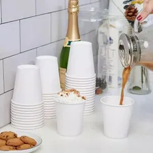 Copo De Papel Branco 190ml *biodegradável - 100 Un Foto mini 3