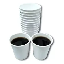 Copo De Papel Branco 60ml Biodegradável Café Com 100 Un Foto mini  2