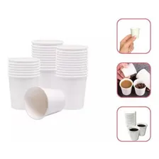 Copo De Papel Branco 60ml Biodegradável Café Com 100 Un Foto  mini 1