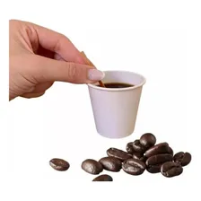 Copo De Papel Branco 60ml Biodegradável Café Com 100 Un Foto mini  3