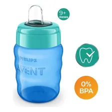 Copo de Transição Avent Easy Sip Com Bico De Silicone 260ml Azul Philips Foto mini 4