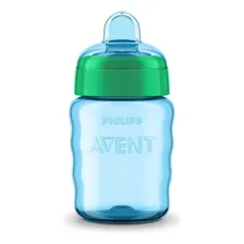 Copo de Transição Avent Easy Sip Com Bico De Silicone 260ml Azul Philips Foto mini 1