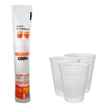Copo Descartável 200ml Branco Resistente Água 100un BelloCopo Foto  mini 1