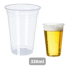 Copo Descartável 300ml Chopp Suco Pp Liso C/ 200 Unidades Cor Transparente Foto mini 4