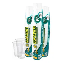 Copo Descartável 400ml Plástico Pp Transparente 20x50 Foto mini 1