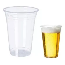 Copo Descartável 500ml Chopp Pp Liso C/ 200 Unidades Cor Cristal Foto  mini 1