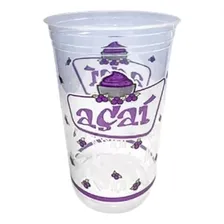 Copo Descartável 500ml Personalizado Açaí C/ 200 Unidades Cor Transparente Foto mini 2
