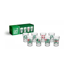 Copo Dose Palmeiras Cachaça Tequila Lindo Presente Kit 4un Cor Transparente Foto  mini 1
