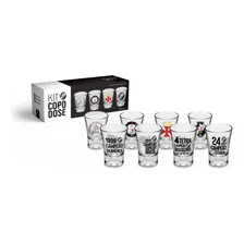 Copo Dose Shot 60ml Kit 4 Un Vasco Futebol Foto mini 1