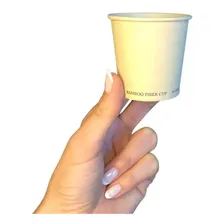 Copo Fibra Bambu 110ml - Cx 100 Unidades Biodegradável Foto mini 1