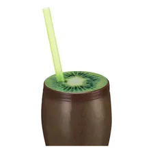 Copo Fruta Kiwi Com Canudo 650 Foto mini 1