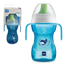 Copo Fun To Drink 8m+ Azul Baleia 270ml - Mam Foto mini 1